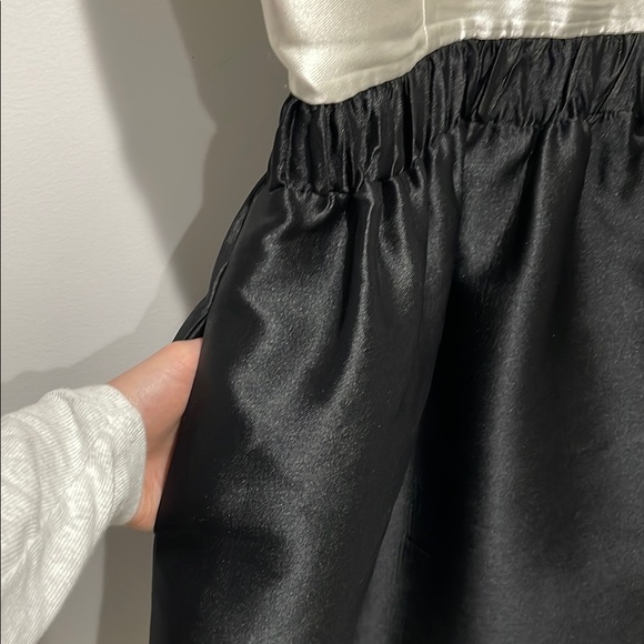 Kate Spade | Black and White Pleated Mini Dress - Picture 2 of 6